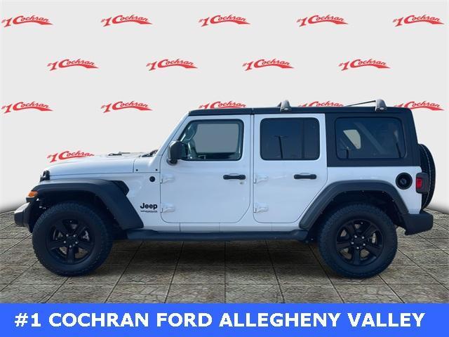 used 2021 Jeep Wrangler Unlimited car, priced at $28,845