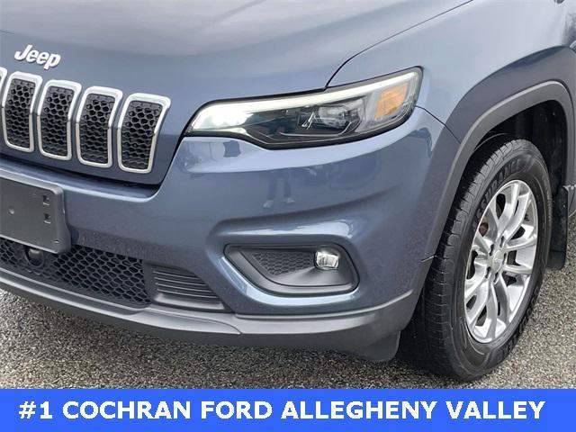used 2021 Jeep Cherokee car, priced at $22,451