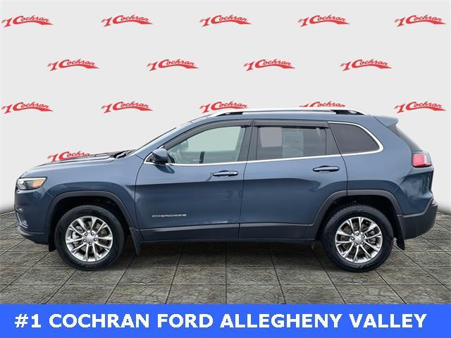 used 2021 Jeep Cherokee car, priced at $22,451