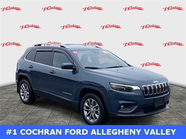 used 2021 Jeep Cherokee car, priced at $22,451