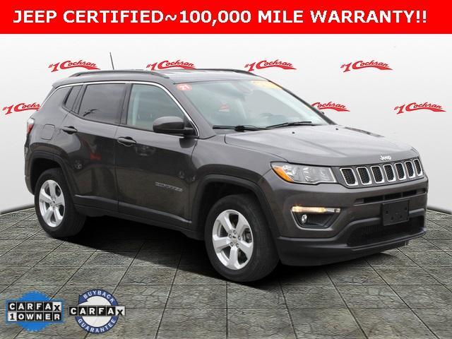 used 2021 Jeep Compass car, priced at $22,949
