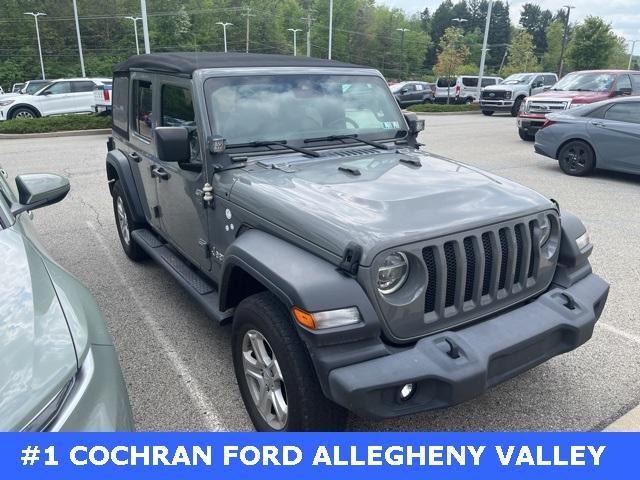used 2021 Jeep Wrangler Unlimited car, priced at $28,148