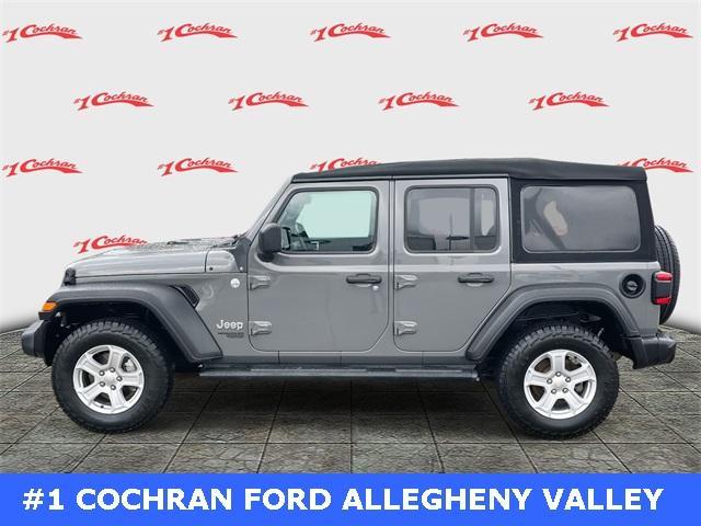 used 2021 Jeep Wrangler Unlimited car, priced at $27,247