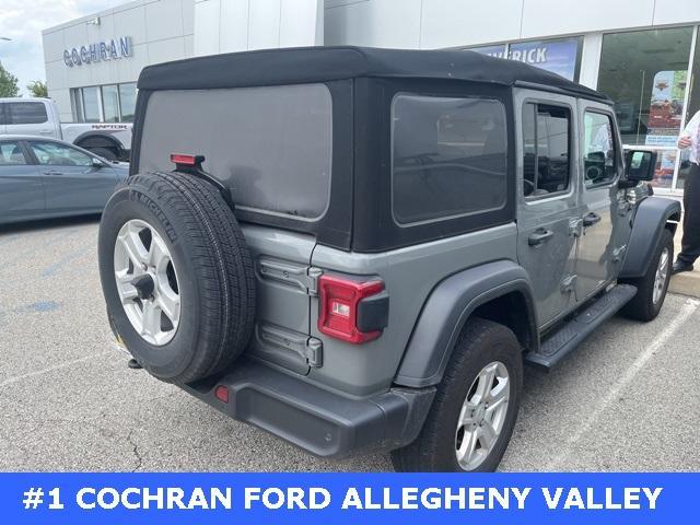 used 2021 Jeep Wrangler Unlimited car, priced at $28,148
