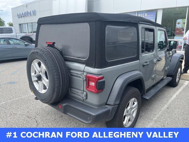 used 2021 Jeep Wrangler Unlimited car, priced at $28,148