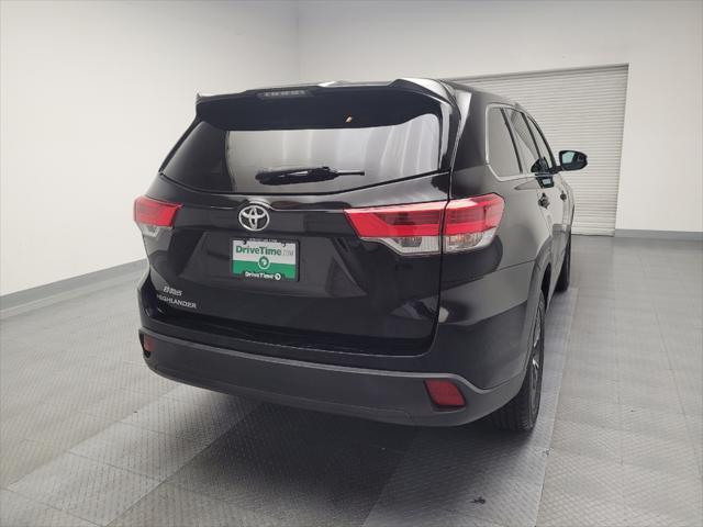 used 2019 Toyota Highlander car, priced at $19,595