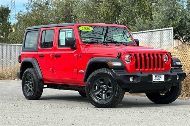 used 2020 Jeep Wrangler Unlimited car, priced at $25,982