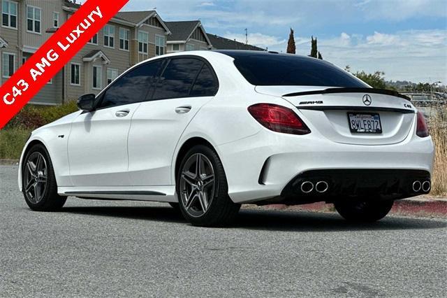 used 2020 Mercedes-Benz AMG C 43 car, priced at $38,981