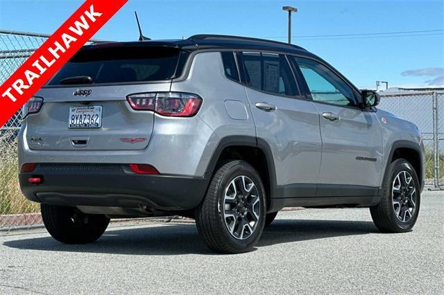 used 2021 Jeep Compass car, priced at $20,000