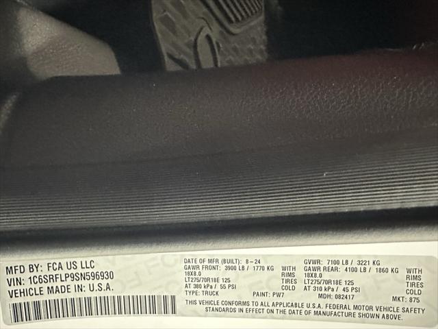 used 2025 Ram 1500 car, priced at $51,495