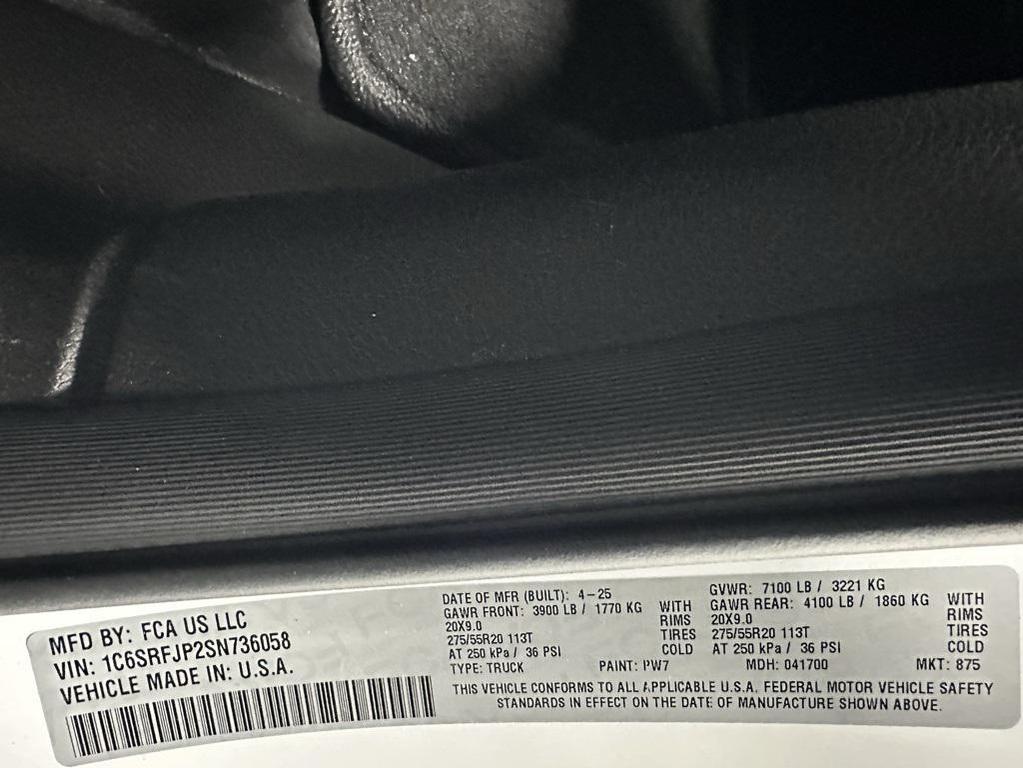 used 2025 Ram 1500 car, priced at $44,995