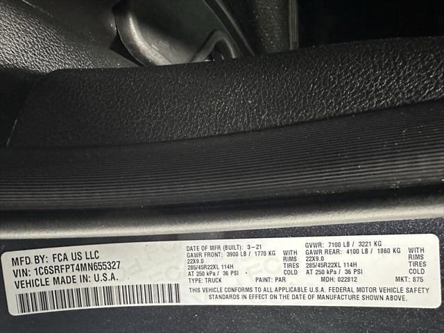 used 2021 Ram 1500 car, priced at $36,995