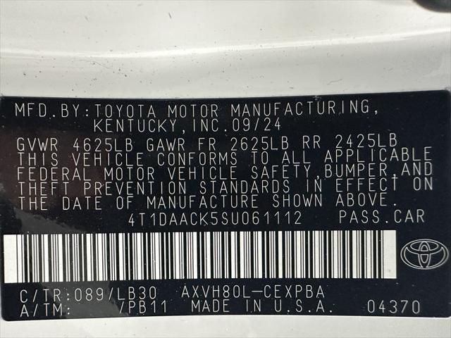 used 2025 Toyota Camry car, priced at $33,795