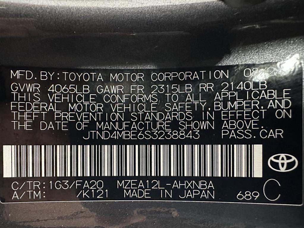 used 2025 Toyota Corolla car