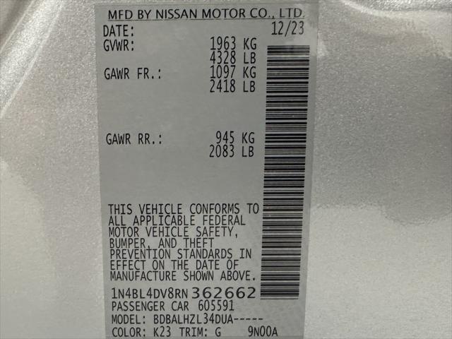 used 2024 Nissan Altima car, priced at $18,495