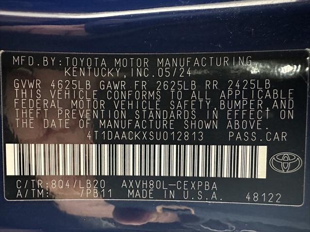 used 2025 Toyota Camry car, priced at $32,495