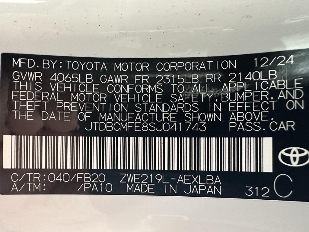used 2025 Toyota Corolla Hybrid car, priced at $23,495