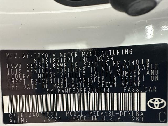 used 2024 Toyota Corolla car, priced at $20,995