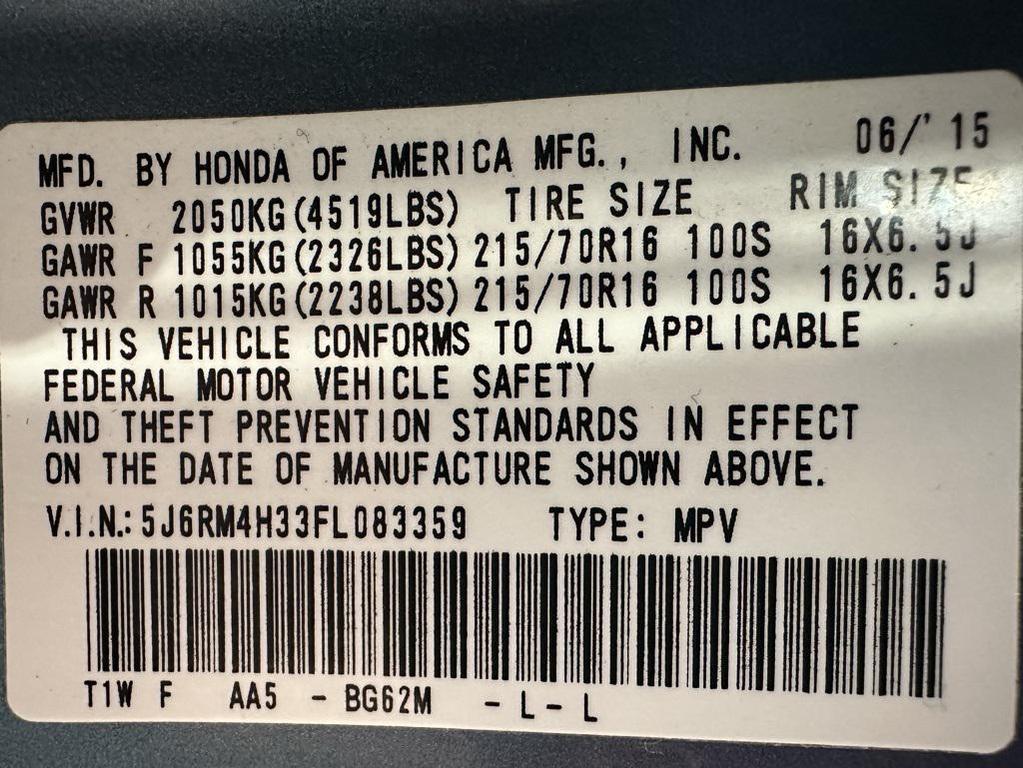 used 2015 Honda CR-V car, priced at $11,995