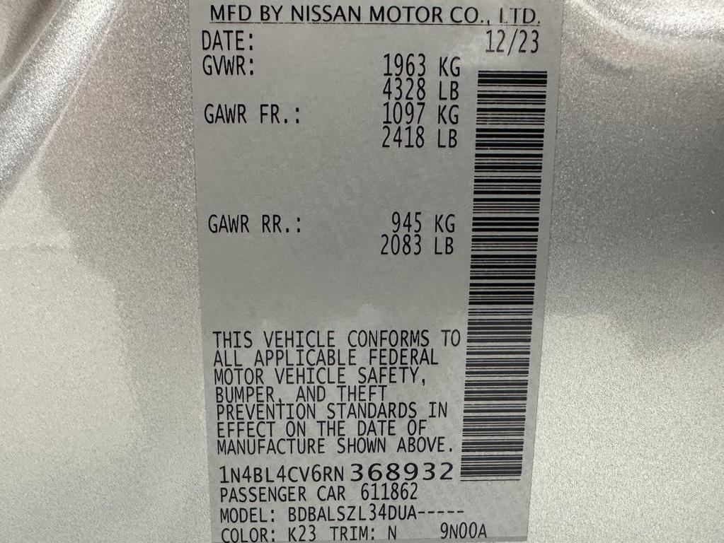 used 2024 Nissan Altima car, priced at $21,395