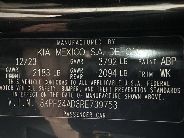 used 2024 Kia Forte car, priced at $16,795