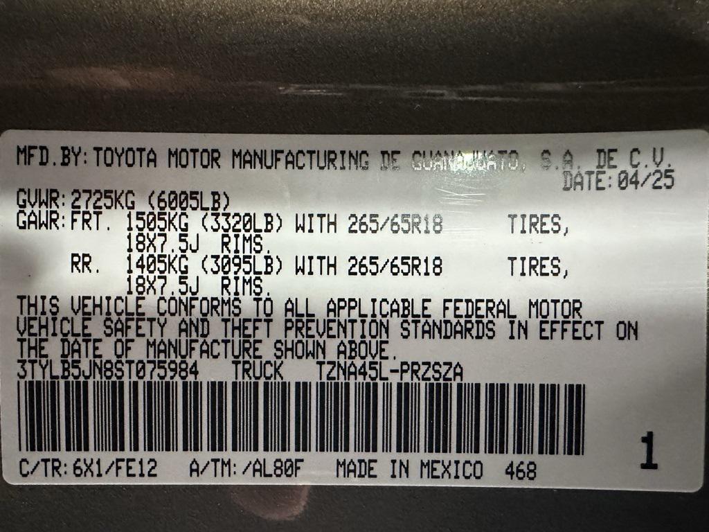 used 2025 Toyota Tacoma car