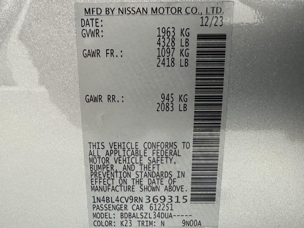 used 2024 Nissan Altima car, priced at $20,795