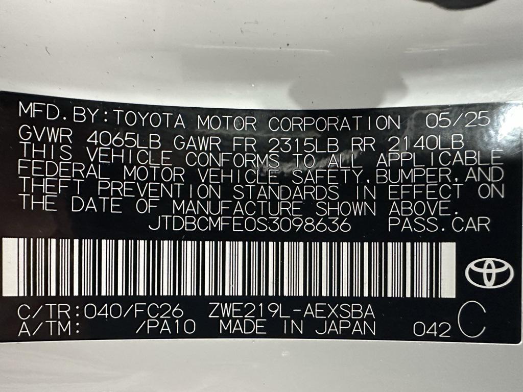 used 2025 Toyota Corolla Hybrid car, priced at $23,995