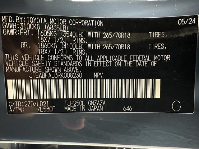 used 2024 Toyota Land Cruiser car, priced at $71,495
