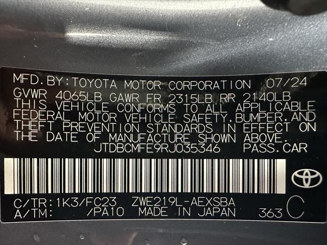 used 2024 Toyota Corolla Hybrid car, priced at $24,995