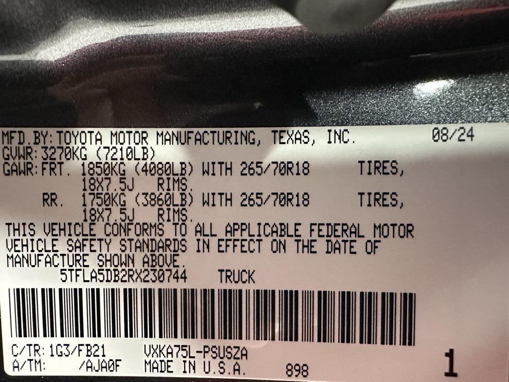used 2024 Toyota Tundra car