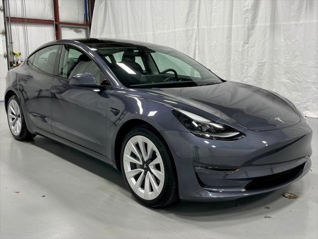 used 2023 Tesla Model 3 car, priced at $34,995