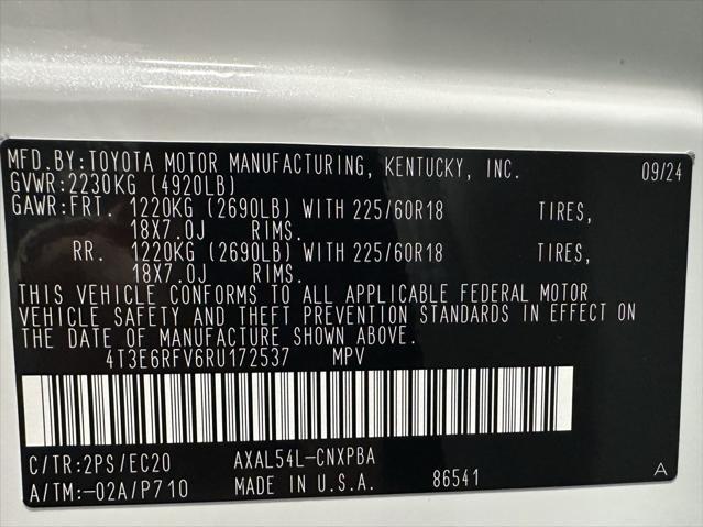 used 2024 Toyota RAV4 Hybrid car, priced at $37,995