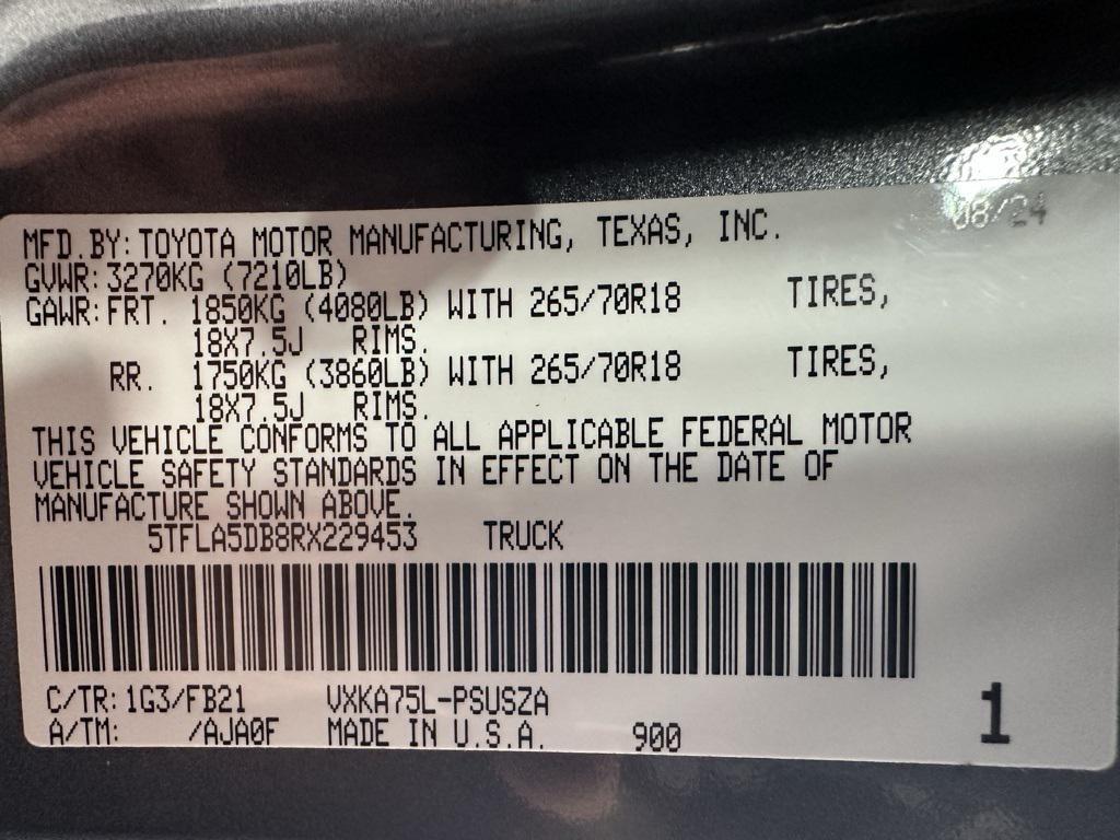 used 2024 Toyota Tundra car, priced at $42,995