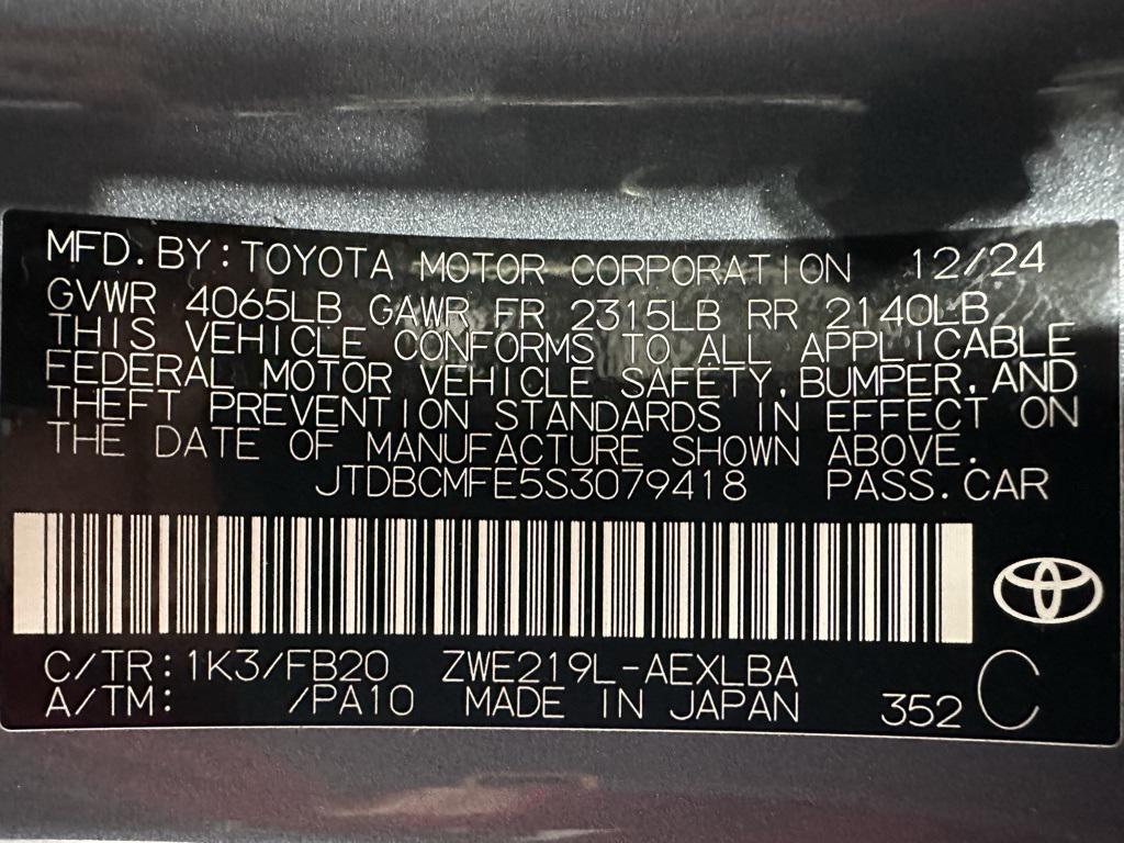 used 2025 Toyota Corolla Hybrid car, priced at $22,495