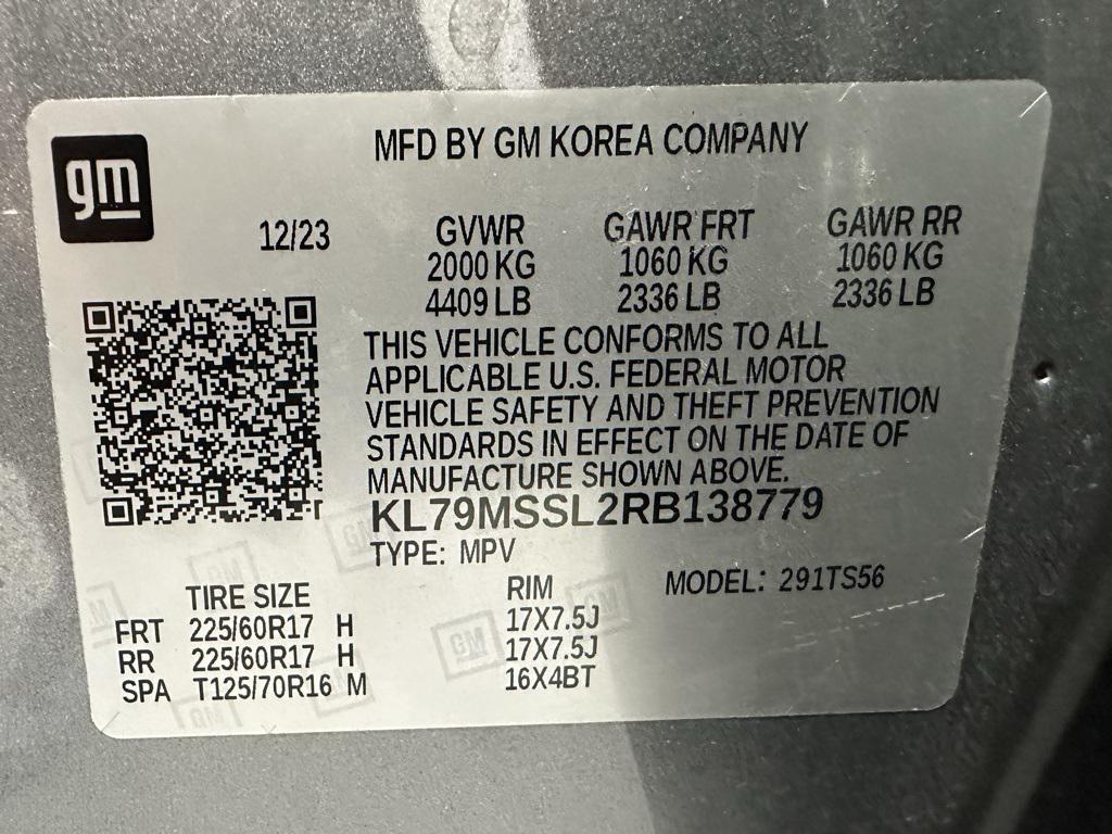 used 2024 Chevrolet TrailBlazer car, priced at $25,495