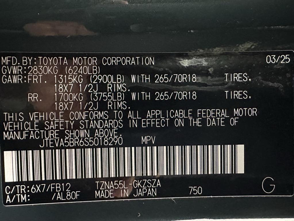 used 2025 Toyota 4Runner car