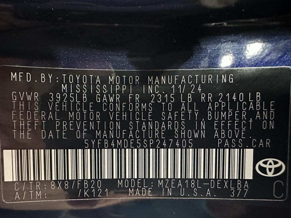 used 2025 Toyota Corolla car, priced at $20,495