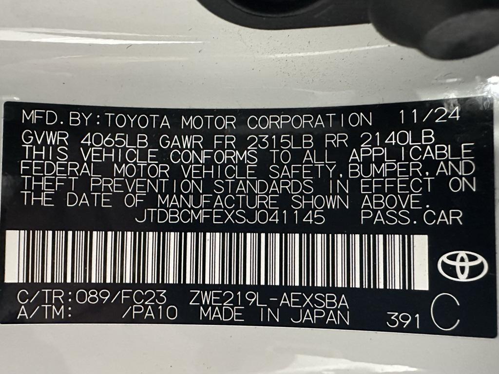 used 2025 Toyota Corolla Hybrid car, priced at $24,495