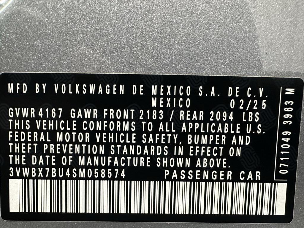 used 2025 Volkswagen Jetta car