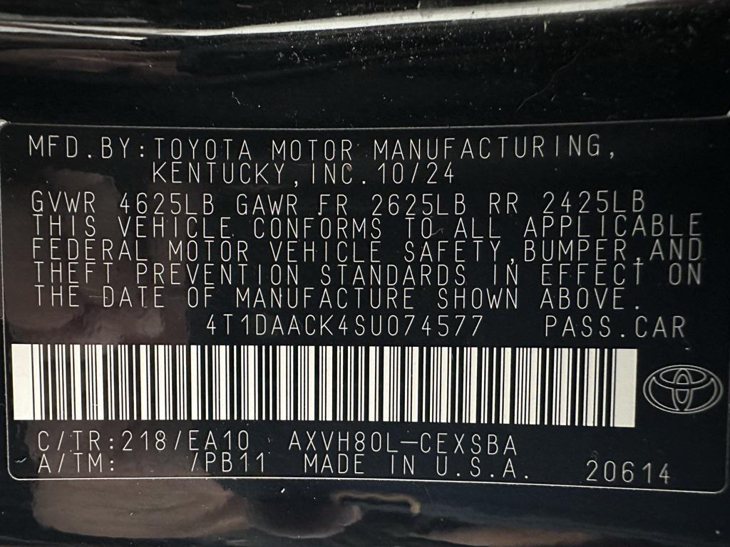 used 2025 Toyota Camry car