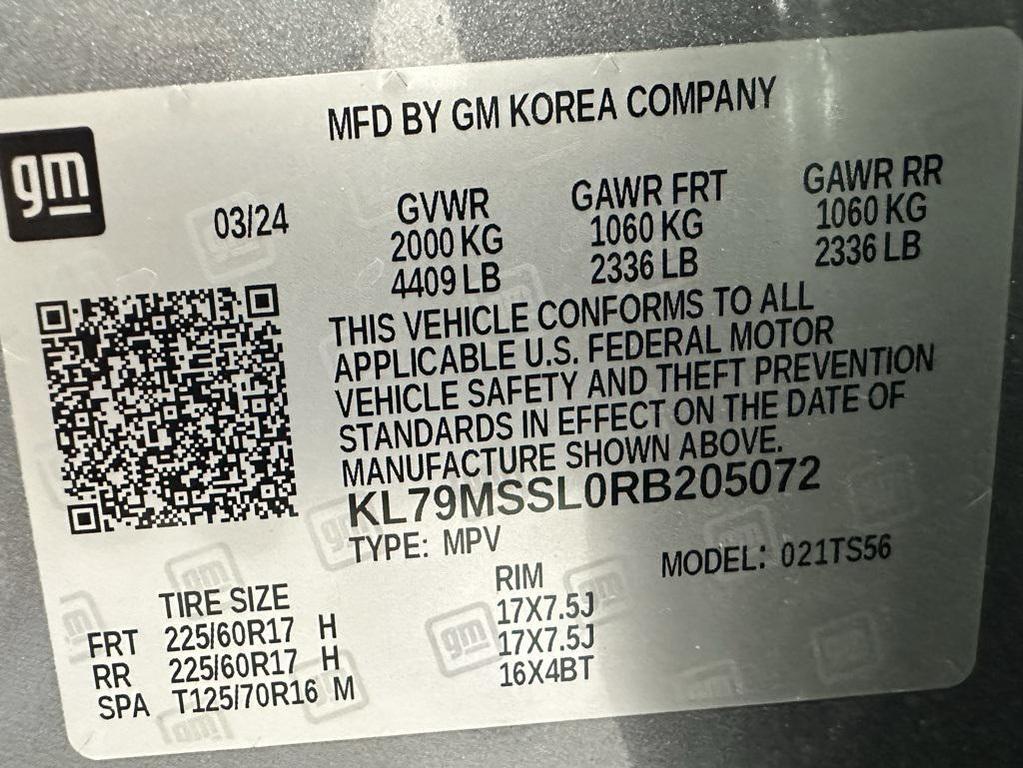 used 2024 Chevrolet TrailBlazer car, priced at $25,995