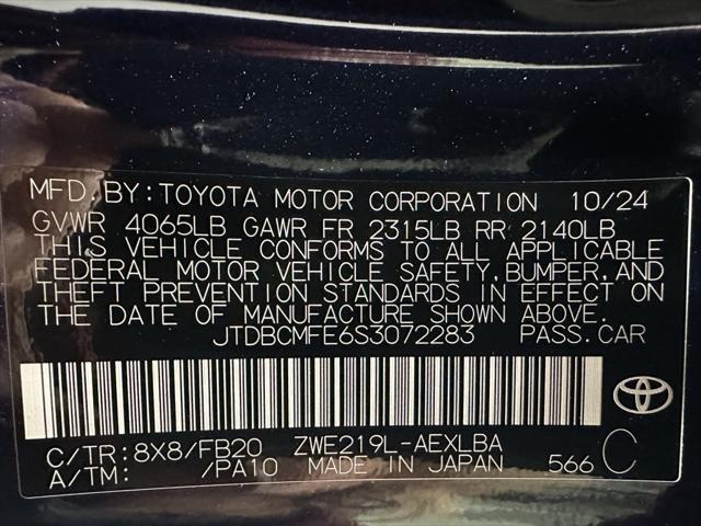 used 2025 Toyota Corolla Hybrid car, priced at $23,995