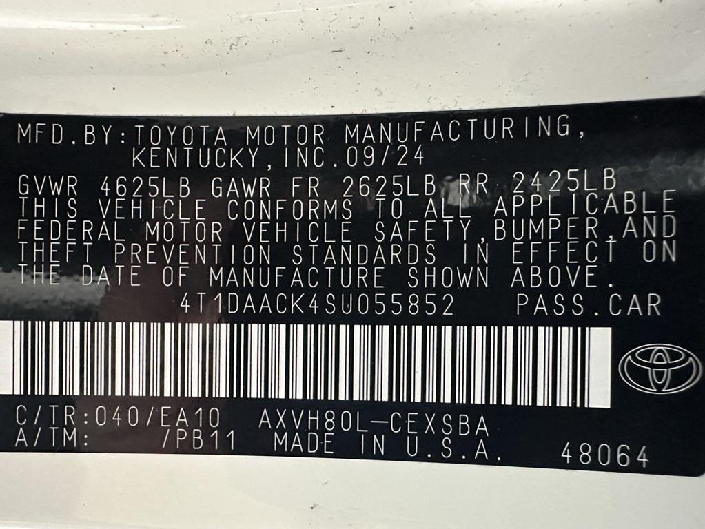 used 2025 Toyota Camry car, priced at $27,995