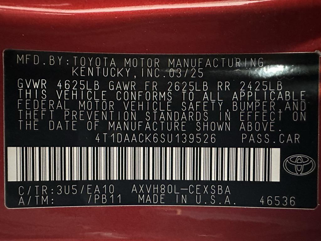 used 2025 Toyota Camry car