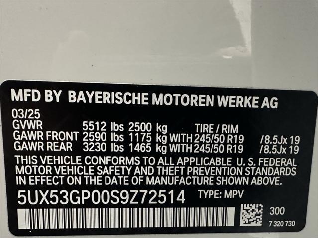 used 2025 BMW X3 car, priced at $52,495