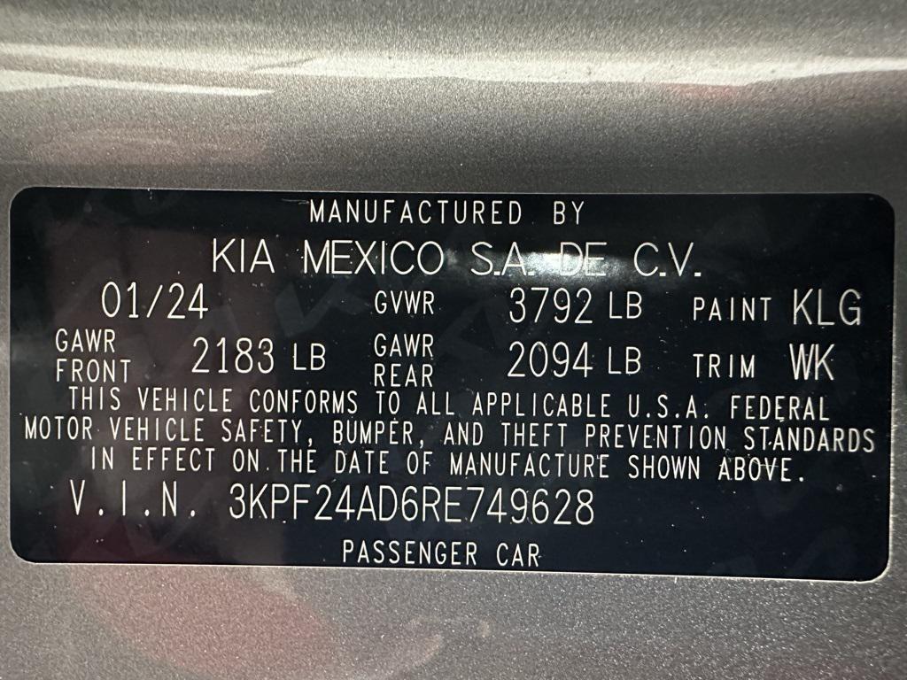 used 2024 Kia Forte car