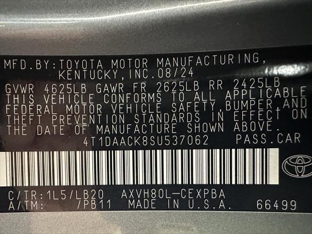 used 2025 Toyota Camry car, priced at $32,495