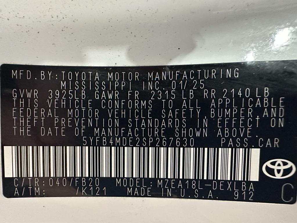 used 2025 Toyota Corolla car, priced at $19,995