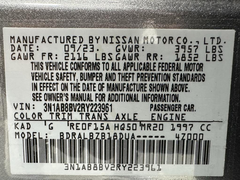 used 2024 Nissan Sentra car, priced at $16,495